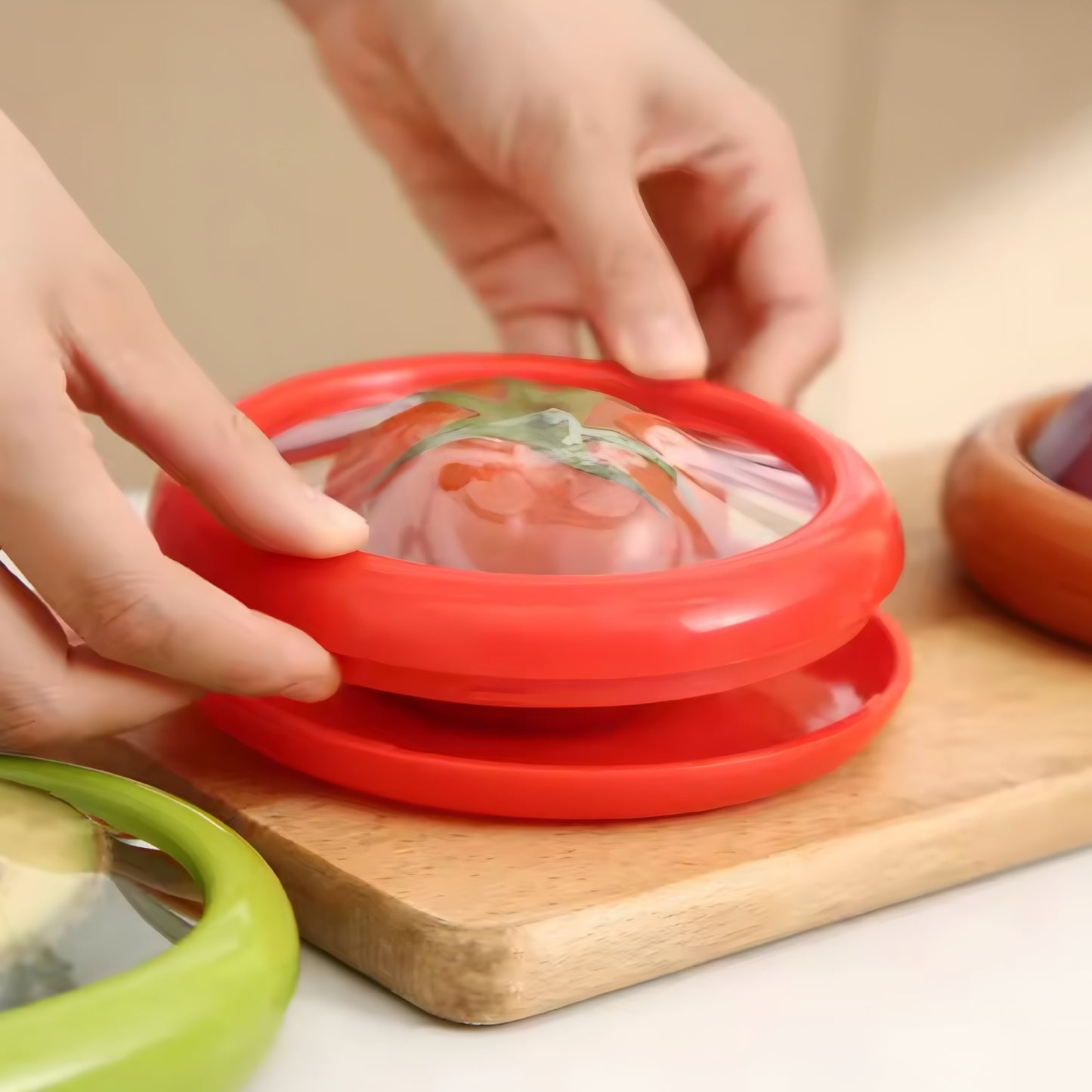 Elastic Container for Storing Fruits and Vegetables