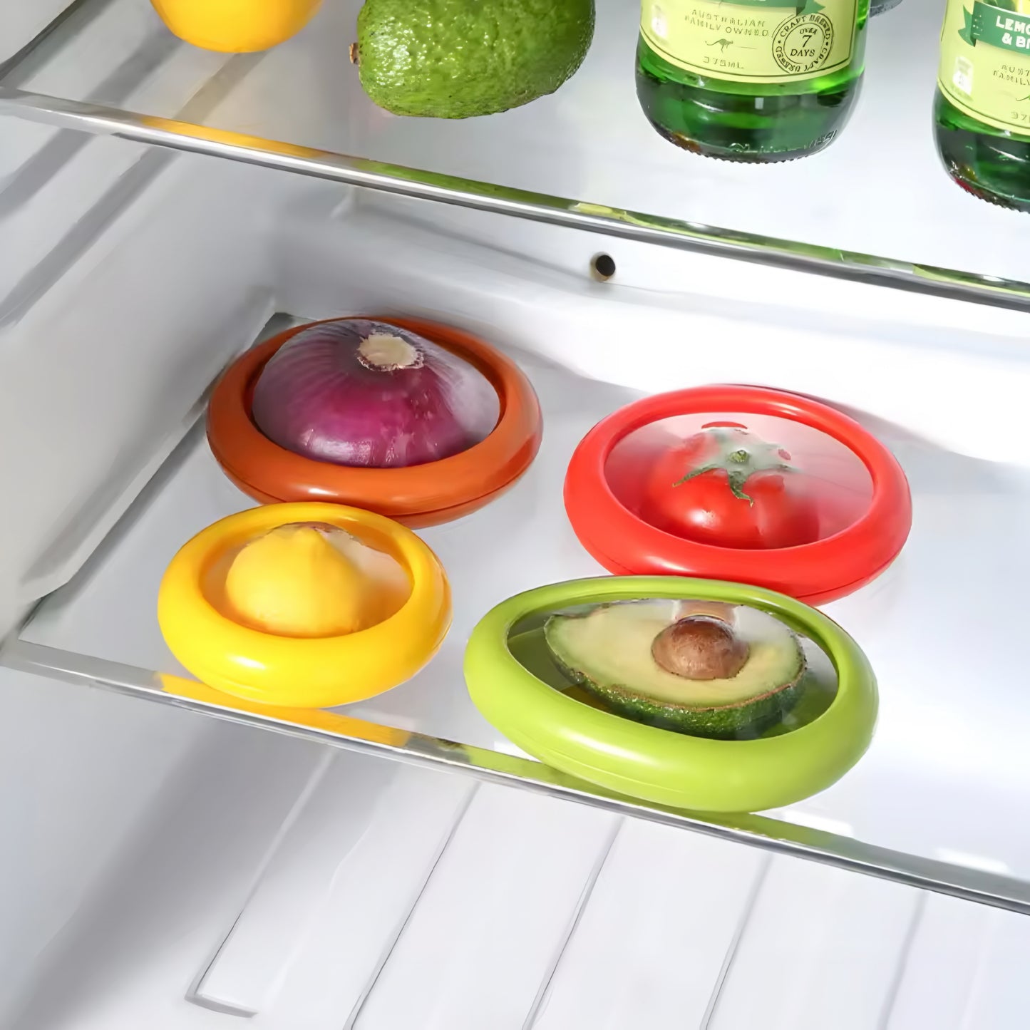 Elastic Container for Storing Fruits and Vegetables